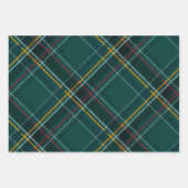 Weihnachten karierter, farbenfroher, koordinierend geschenkpapier set (Vorderseite 3)