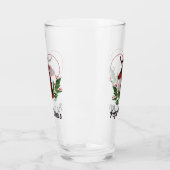 Weihnachten Karierter Hirsch, kundenspezifischer P Glas (Links)