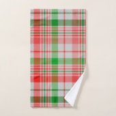 Weihnachten Kariertes Badetuch Set (Handtuch)