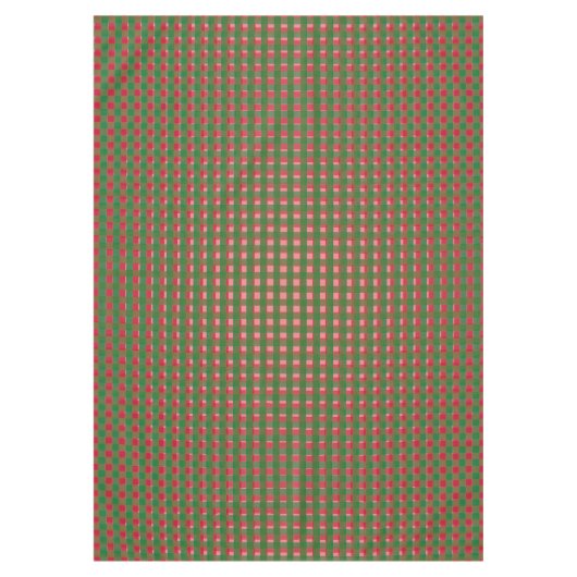 Weihnachten Kariertes Muster Tischdecke (Vorderseite)