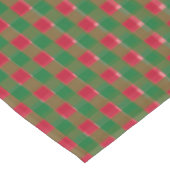 Weihnachten Kariertes Muster Tischdecke (Schrägansicht)