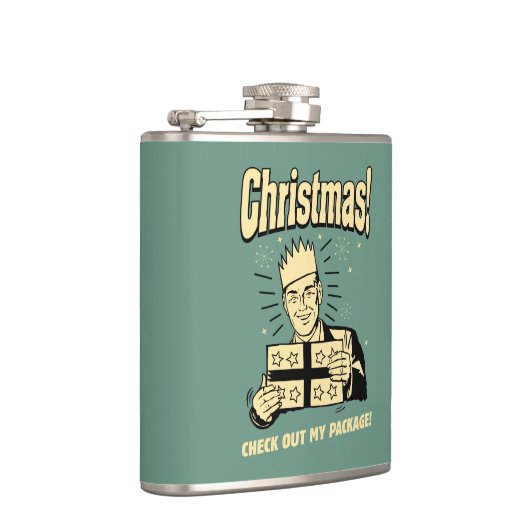 Weihnachten: Karo aus meinem Paket Flachmann (Rechts)