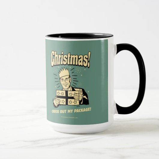 Weihnachten: Karo aus meinem Paket Tasse (Rechts)