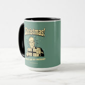 Weihnachten: Karo aus meinem Paket Tasse (Vorderseite Links)