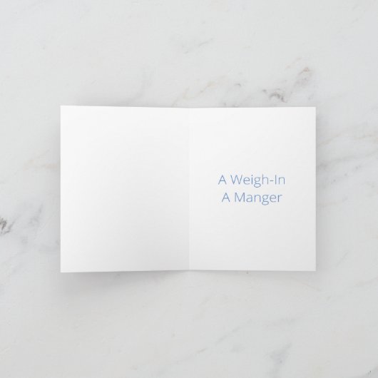 Weihnachten Karte (Innenseite)