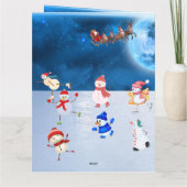 Weihnachten Karte (Rückseite)