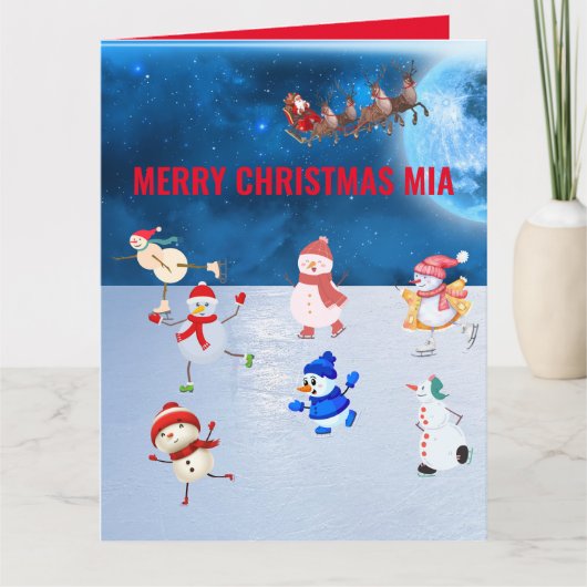 Weihnachten Karte (Vorderseite)