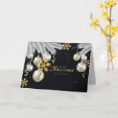 Weihnachten Karte (Gelbe Blume)