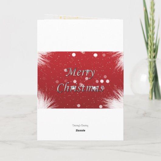 Weihnachten Karte (Rückseite)