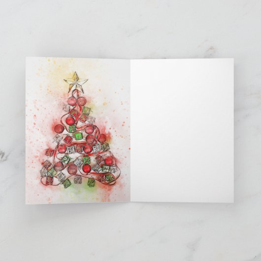 Weihnachten Karte (Innenseite)