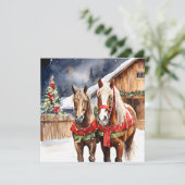 Weihnachten Karte (Stehend Vorderseite)