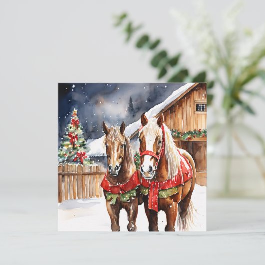 Weihnachten Karte (Stehend Vorderseite)