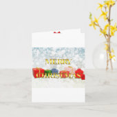 Weihnachten Karte (Gelbe Blume)