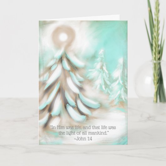 Weihnachten Karte (Vorderseite)