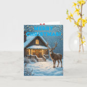 Weihnachten Karte (Gelbe Blume)