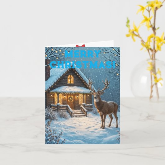 Weihnachten Karte (Gelbe Blume)