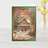 Weihnachten Karte (Gelbe Blume)