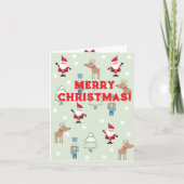 Weihnachten Karte (Vorderseite)