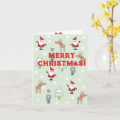 Weihnachten Karte (Gelbe Blume)