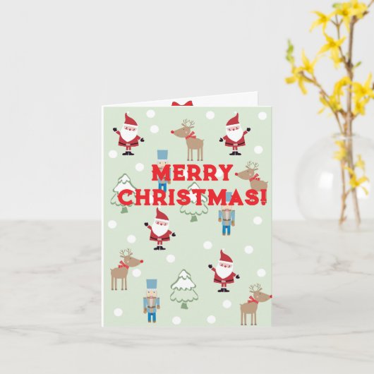 Weihnachten Karte (Gelbe Blume)