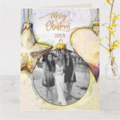 Weihnachten Karte (Gelbe Blume)