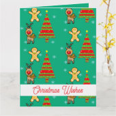 Weihnachten Karte (Gelbe Blume)