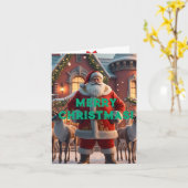 Weihnachten Karte (Gelbe Blume)