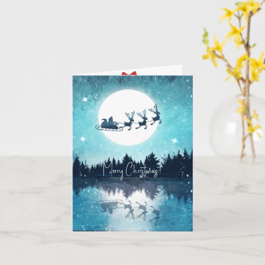 Weihnachten Karte (Gelbe Blume)