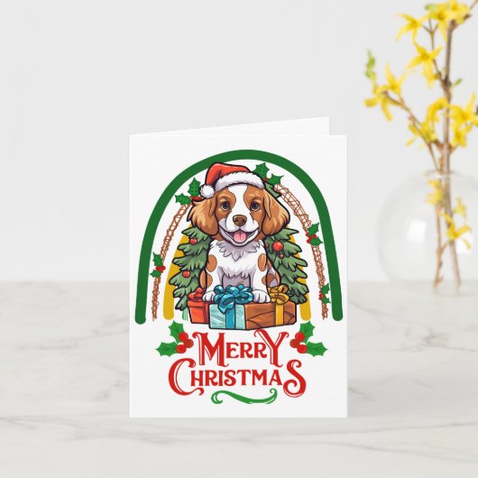 Weihnachten Karte (Gelbe Blume)