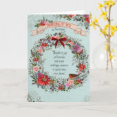 Weihnachten Karte (Gelbe Blume)