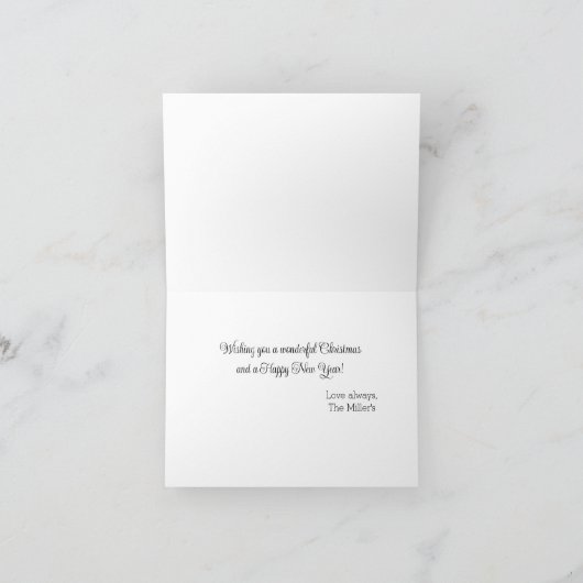 Weihnachten Karte (Innenseite)