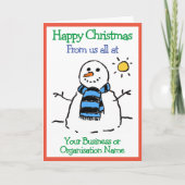 Weihnachten Karte (Vorderseite)