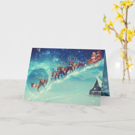 Weihnachten Karte (Gelbe Blume)