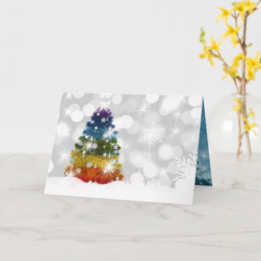 Weihnachten Karte (Gelbe Blume)