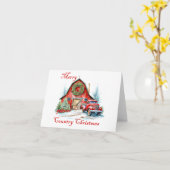 Weihnachten Karte (Gelbe Blume)