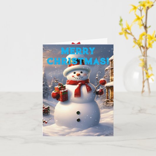 Weihnachten Karte (Gelbe Blume)