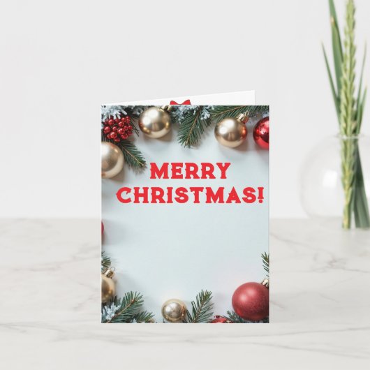 Weihnachten Karte (Vorderseite)