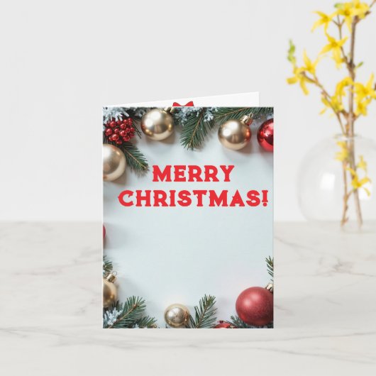 Weihnachten Karte (Gelbe Blume)