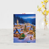 Weihnachten Karte (Gelbe Blume)