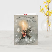 Weihnachten Karte (Gelbe Blume)