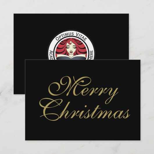 Weihnachten Karte (Vorne/Hinten)