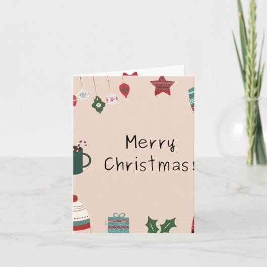 Weihnachten Karte (Vorderseite)