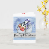 Weihnachten Karte (Gelbe Blume)