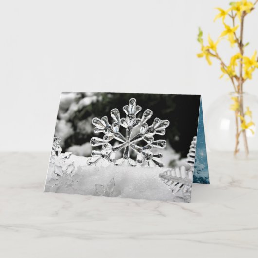  Weihnachten Karte (Gelbe Blume)