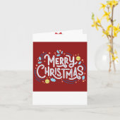 Weihnachten Karte (Gelbe Blume)