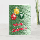 Weihnachten Karte (Vorderseite)