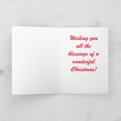 Weihnachten Karte (Innenseite)