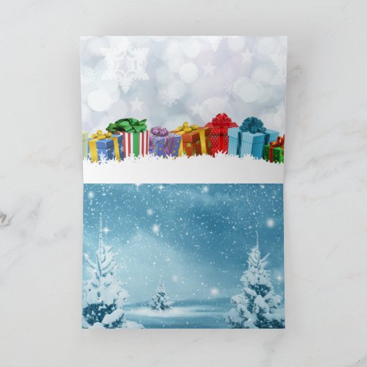 Weihnachten Karte (Innenseite)