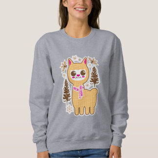 Weihnachten Kawaii Llama Sweatshirt