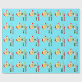 Weihnachten kein Peeking Elf Geschenk Wrap Geschenkpapier (Flach)